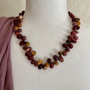Jasper multi colored necklace